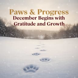 Cover art for December Begins with Gratitude and Growth